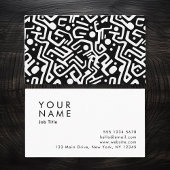 Minimalistisch Abstract patroon Visitekaartje