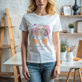 minimalistisch abstract portretgebruik t-shirt