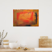 Minimalistisch Abstract Poster (Keuken)