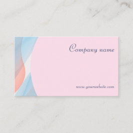 Minimalistisch abstract QR code pastel Visitekaart Visitekaartje