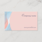 Minimalistisch abstract QR code pastel Visitekaart Visitekaartje (Voorkant)