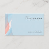 Minimalistisch abstract QR code pastel Visitekaart Visitekaartje (Voorkant)