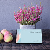 Minimalistisch abstract QR code pastel Visitekaart Visitekaartje