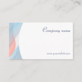 Minimalistisch abstract QR code pastel Visitekaart Visitekaartje (Voorkant)