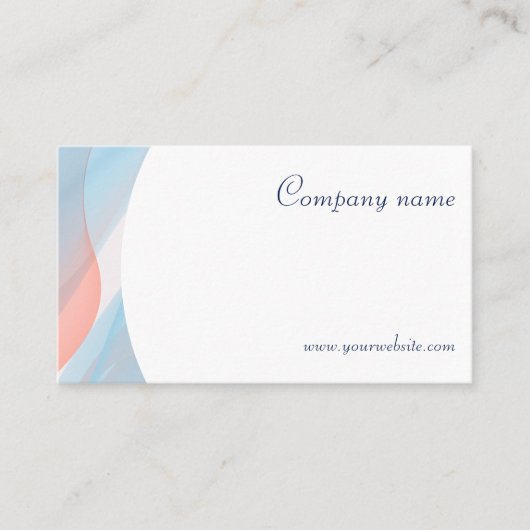 Minimalistisch abstract QR code pastel Visitekaart Visitekaartje (Voorkant)