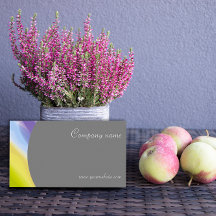 Minimalistisch abstract QR grijs lavendel Visiteka