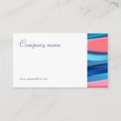 Minimalistisch abstract QR-Visitekaartje Visitekaartje (Voorkant)