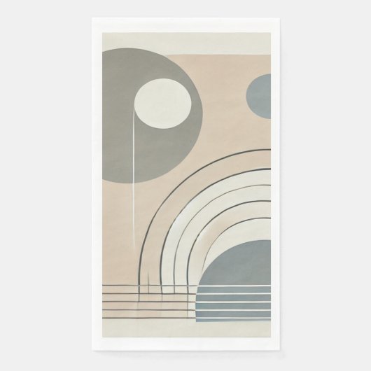 Minimalistisch Abstract servet (Voorkant)