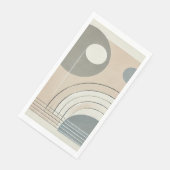 Minimalistisch Abstract servet (Hoek)