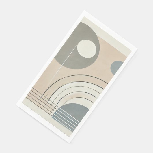 Minimalistisch Abstract servet (Hoek)