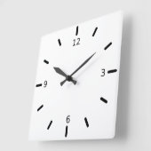 Minimalistisch Acryl Vierkant 10.75" Muurklok Vierkante Klok (Hoek)