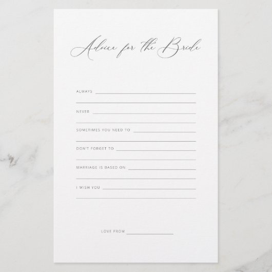 Minimalistisch advies voor het bruid Vrijgezellenf