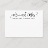 Minimalistisch advies voor kalligrafie en wenst Ka (Voorkant)