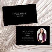 Minimalistisch Afbeelding Foto Professioneel Moder Visitekaartje