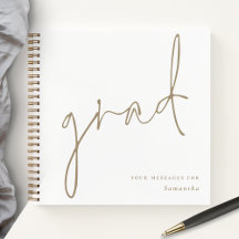 Minimalistisch Afstudeerder Gold Script Afstuderen