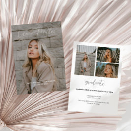 Minimalistisch Afstuderen Aankondiging Modern Afst