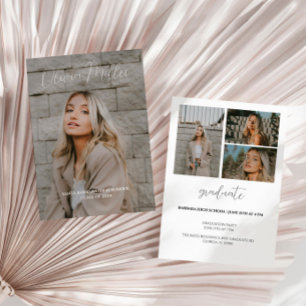 Minimalistisch Afstuderen Aankondiging Modern Afst