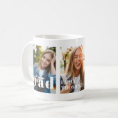 Minimalistisch Afstuderen Afbeelding Eenvoudige mo Koffiemok (Voorkant links)