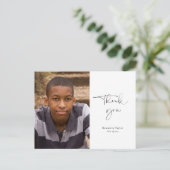 Minimalistisch Afstuderen Dank u voor uw foto Briefkaart (Staand voorkant)