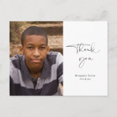 Minimalistisch Afstuderen Dank u voor uw foto Briefkaart (Voorkant)