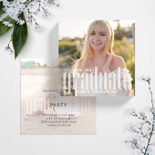 Minimalistisch Afstuderen eenvoudige, moderne foto Kaart