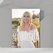 Minimalistisch Afstuderen eenvoudige, moderne foto Kaart