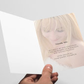 Minimalistisch Afstuderen Eenvoudige Typografie Sc Bedankkaart