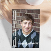 Minimalistisch Afstuderen Moderne Eenvoudige Twee  Kaart