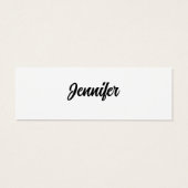 Minimalistisch Afstuderen Pastel kleur Bladwijzer Mini Visitekaartjes (Achterkant)