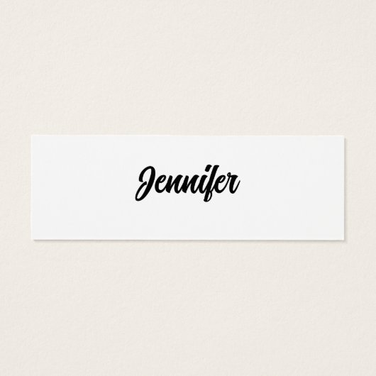 Minimalistisch Afstuderen Pastel kleur Bladwijzer Mini Visitekaartjes (Achterkant)