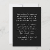 Minimalistisch Afstuderen | Script Afstudeerder fo Kaart (Achterkant)