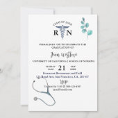 Minimalistisch Afstuderen van de verpleegschool Kaart (Voorkant)