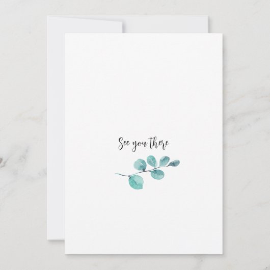 Minimalistisch Afstuderen van de verpleegschool Kaart (Achterkant)