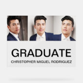 Minimalistisch Afstuderen voor fotocollage Acryl Bord (Voorkant)