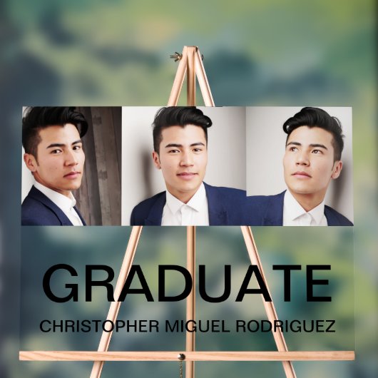 Minimalistisch Afstuderen voor fotocollage Acryl Bord (Neutraal)