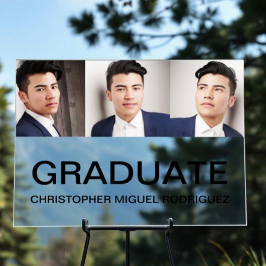 Minimalistisch Afstuderen voor fotocollage Acryl Bord