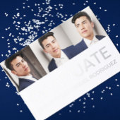 Minimalistisch Afstuderen voor fotocollage Gastenboek