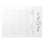 Minimalistisch Air Fryer Recepten Notitieblok (Voorkant)