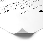 Minimalistisch ALINA voor liefhebbende Posters van (Hoek)