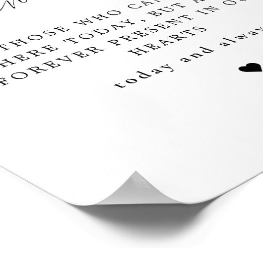 Minimalistisch ALINA voor liefhebbende Posters van (Hoek)