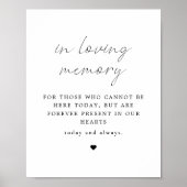 Minimalistisch ALINA voor liefhebbende Posters van (Voorkant)