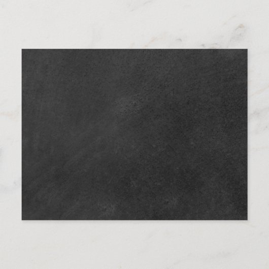 Minimalistisch alkboard Opslaan datumdefinitie Aankondigingskaart (Achterkant)