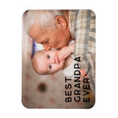 Minimalistisch alle Petten beste opa ooit foto Magneet (Verticaal)