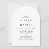 Minimalistisch alles in één eenvoudige Boho Arch b Kaart (Voorkant)