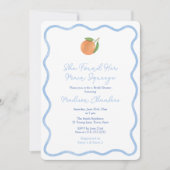 Minimalistisch Amalfi Coast Wavy Border Vrijgezell Kaart (Voorkant)