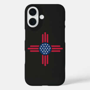 Minimalistisch Amerikaans Zia-symbool – Schoon mod iPhone 16 Hoesje