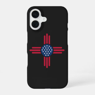 Minimalistisch Amerikaans Zia-symbool – Schoon mod iPhone 16 Hoesje