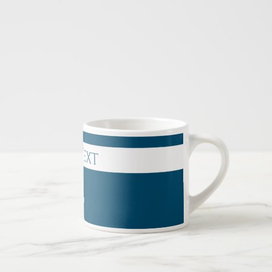 Minimalistisch anker- en Stripes-geluid Espresso Kop (Rechts)