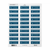 Minimalistisch anker- en Stripes-geluid Etiket (Full Sheet)