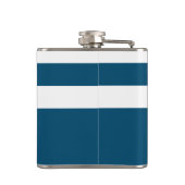 Minimalistisch anker- en Stripes-geluid Heupfles (Achterkant)